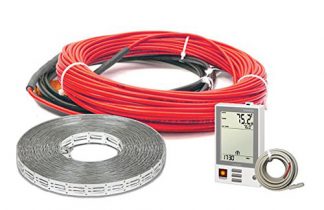 Heatwave Cable Floor Heating Kit w/ Thermostat and Strapping